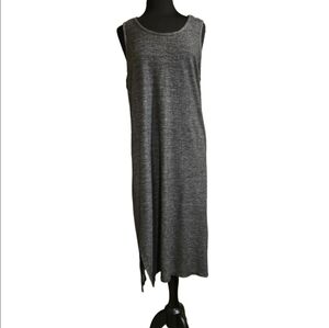 matty m grayish black sleeveless Midi dree size XL